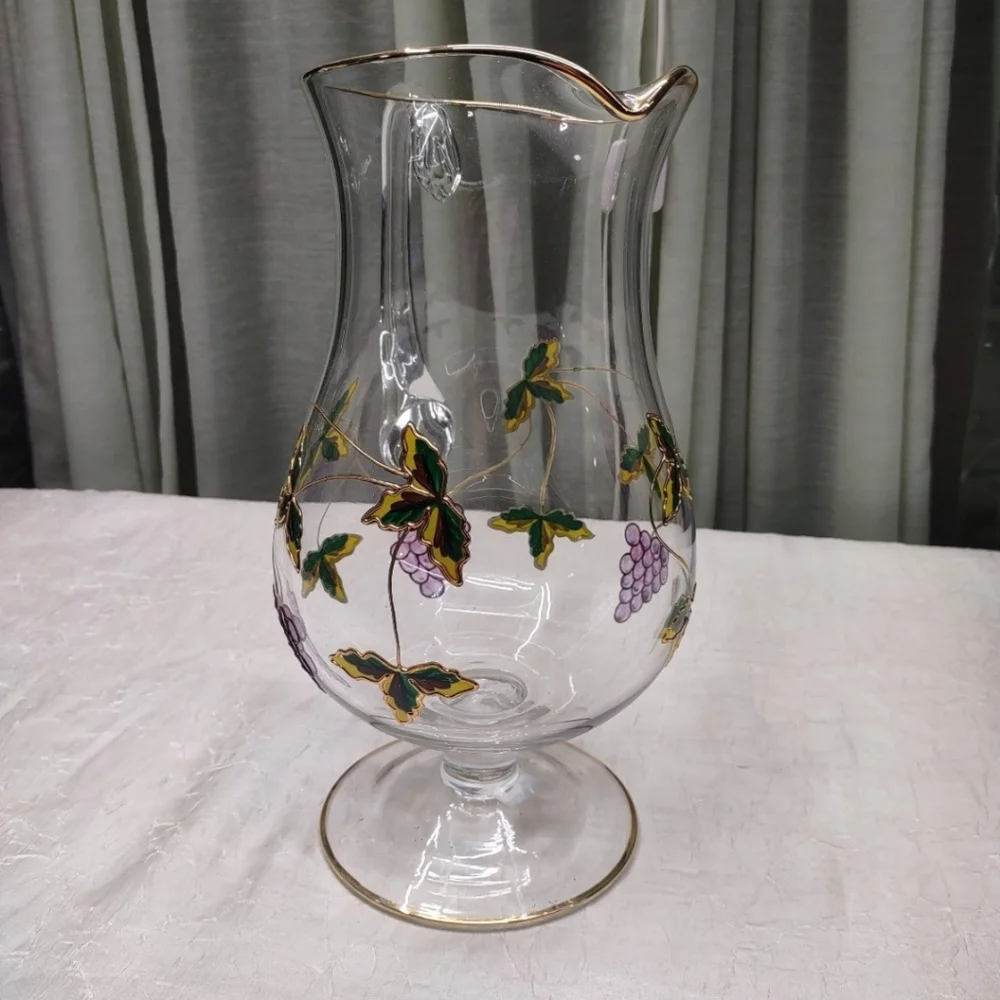 Vintage Romanian Crystal juice pitcher. - Picture 3 of 4
